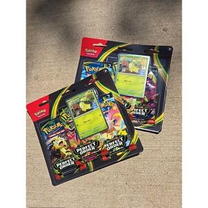 POKÉMON TCG (LOT OF 2) ME03 Perfect Order 3 Pack Blister Chikorita Sealed New